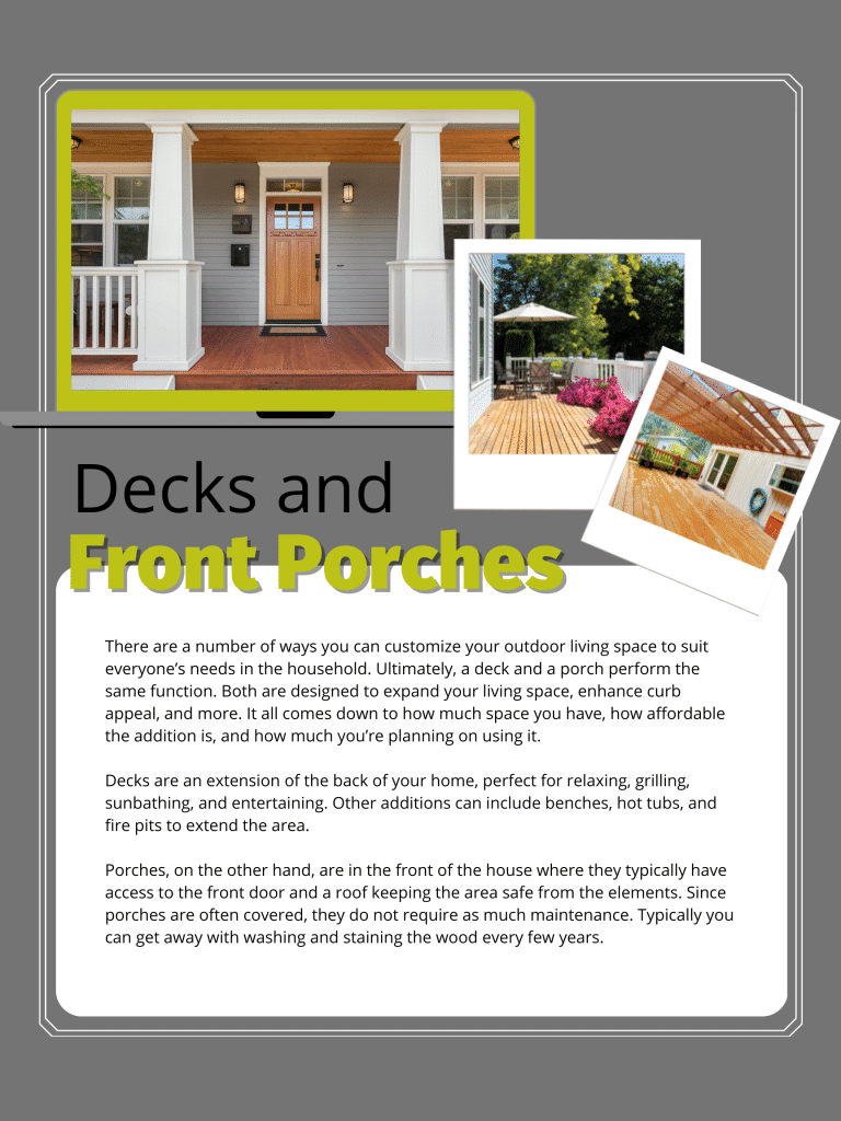 Decks and Front Porches