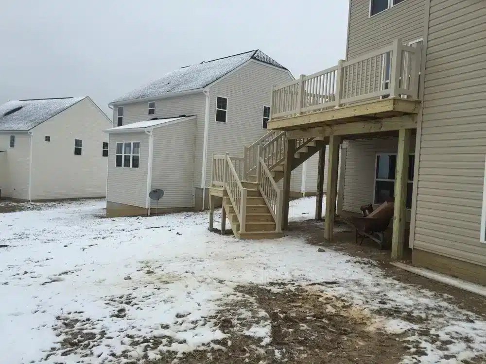 Building a Deck During Winter and the off-season